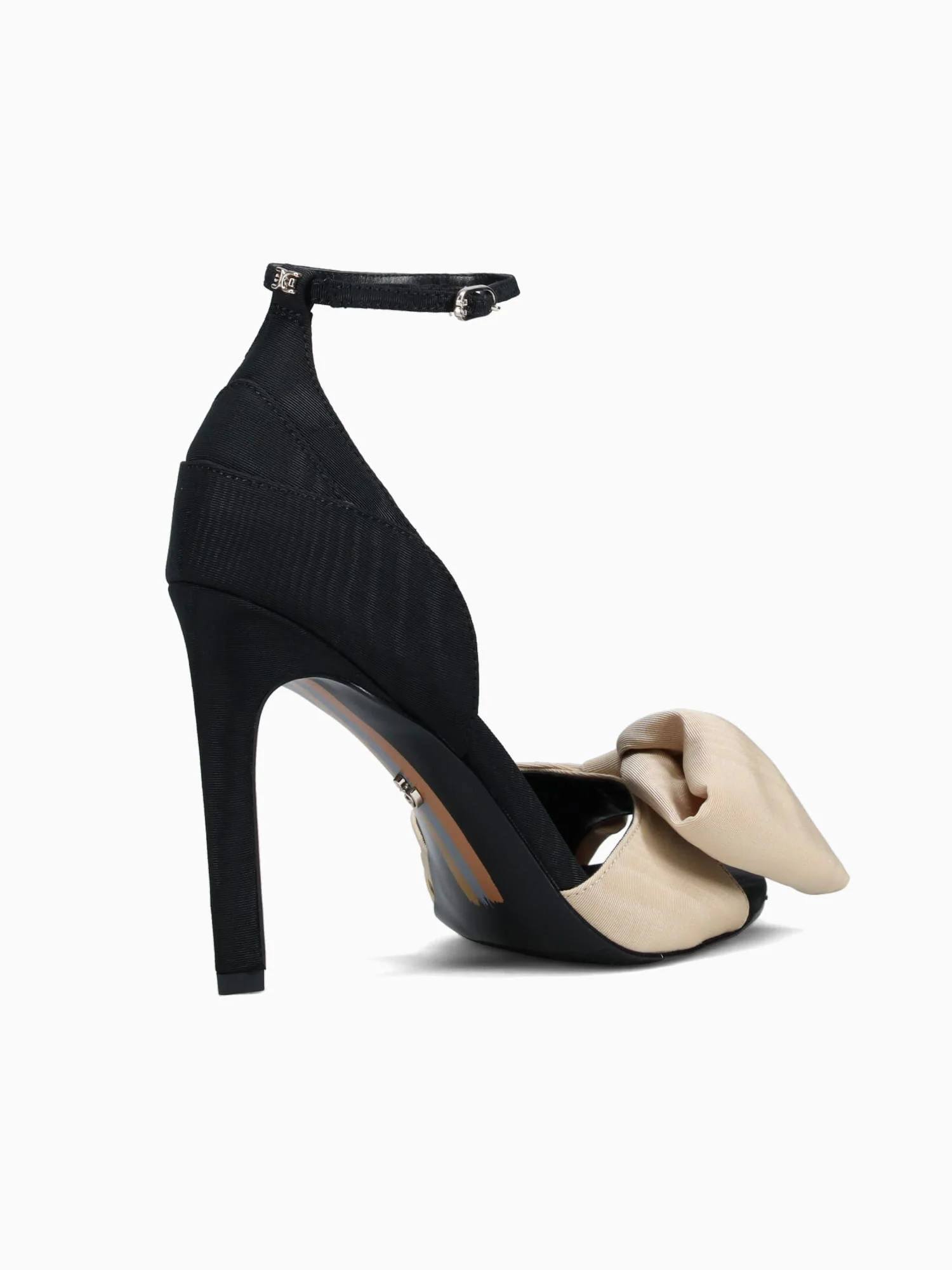 Ida Black Honey sand moire silk - Image 5