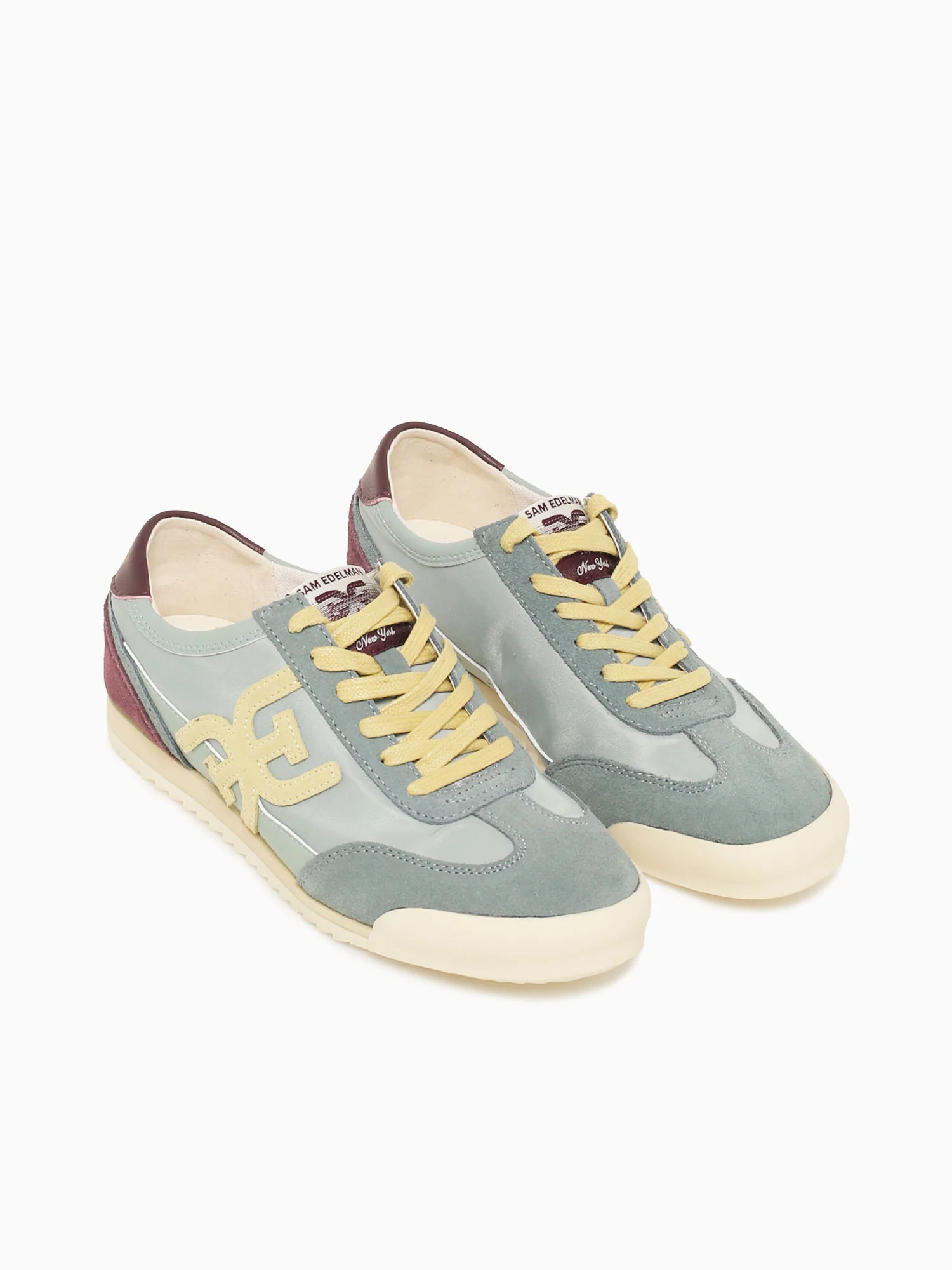 Ivey Blue Multi Yellow nylon Suede - Image 3