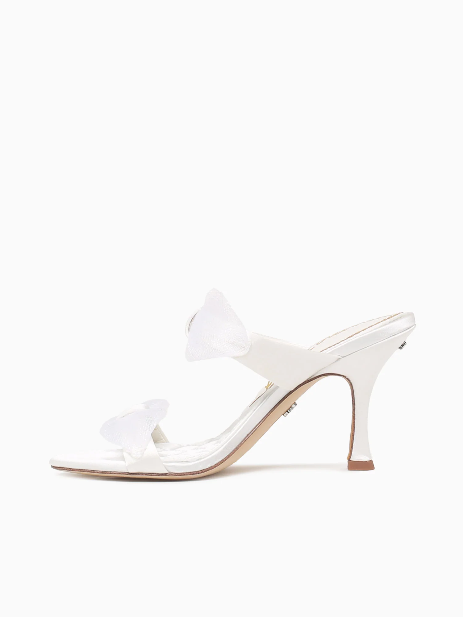 Jasmin Bright White Satin - Image 3