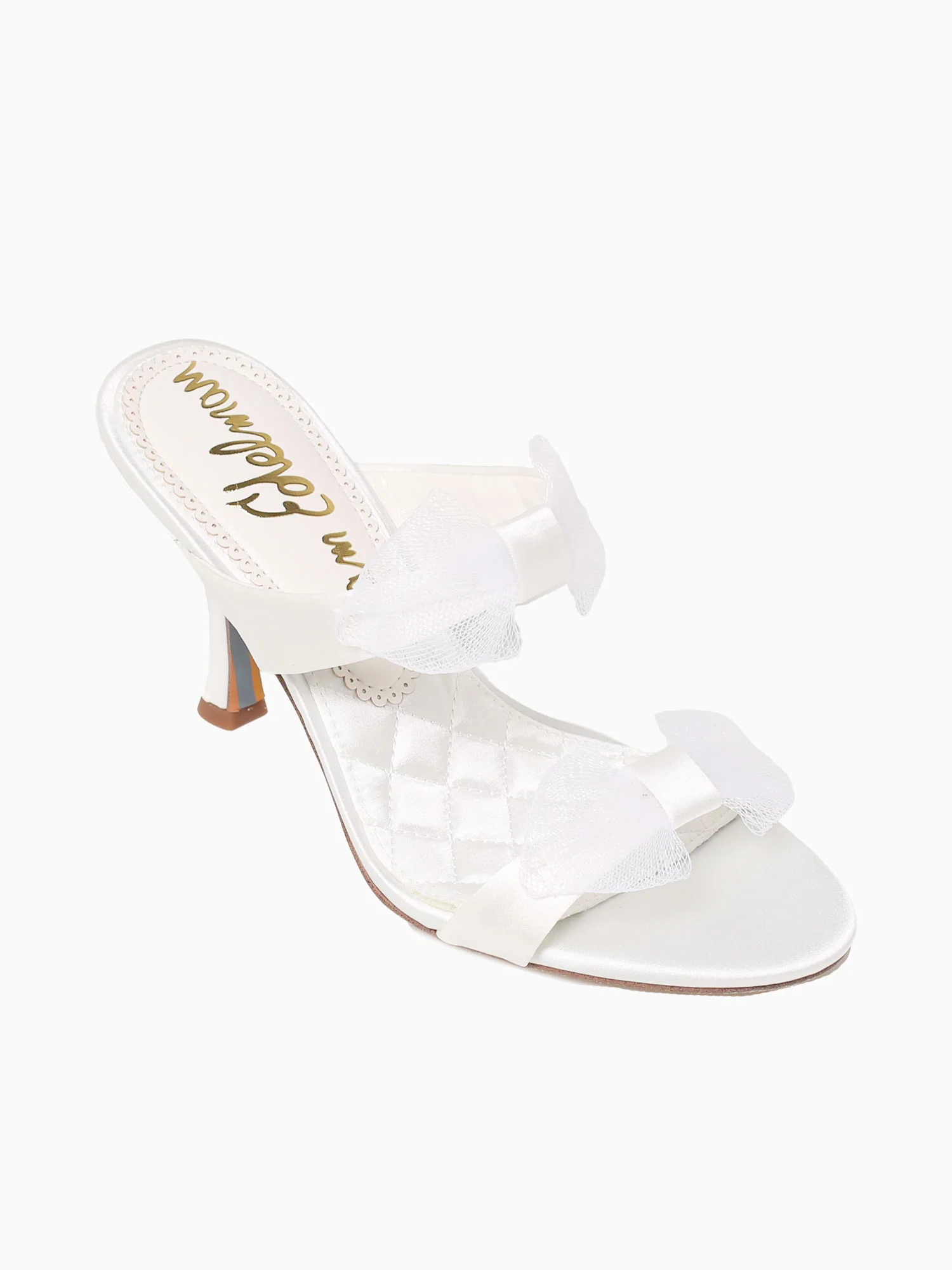 Jasmin Bright White Satin - Image 5