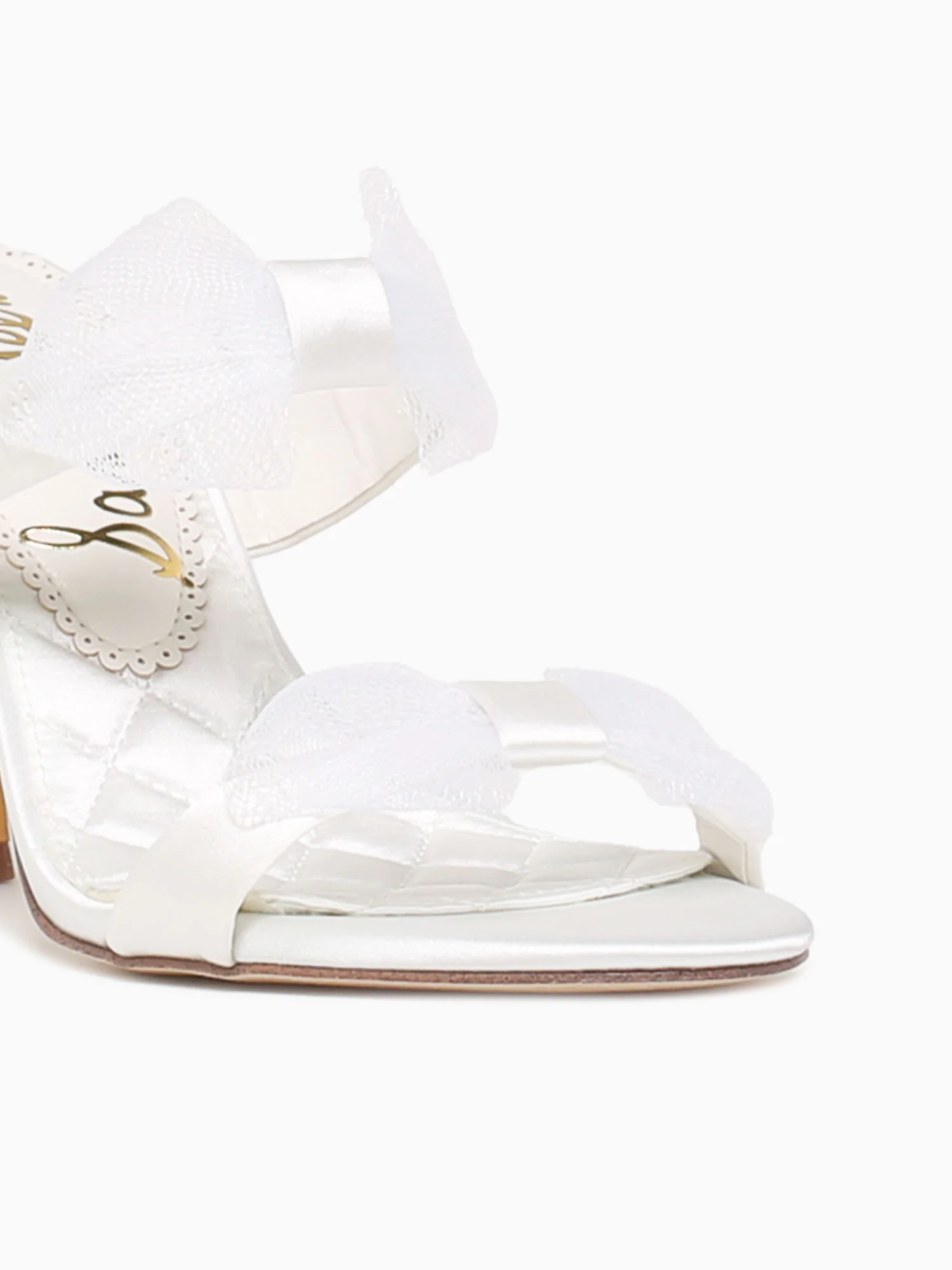 Jasmin Bright White Satin - Image 6