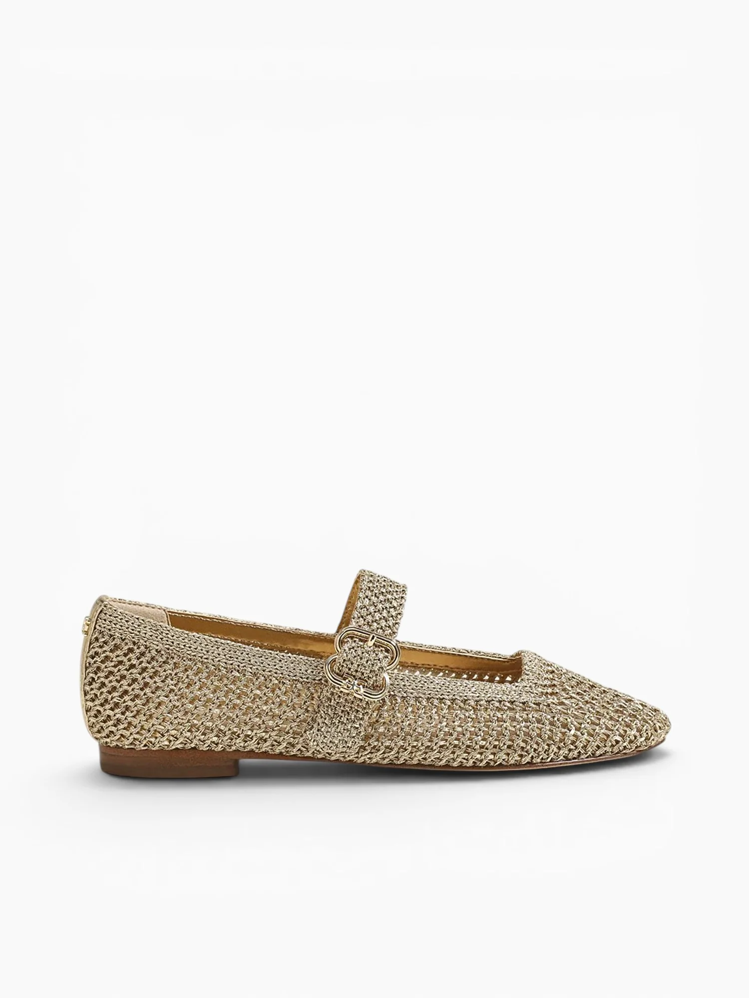 Michaela Knit Amber Gold Metallic Knit