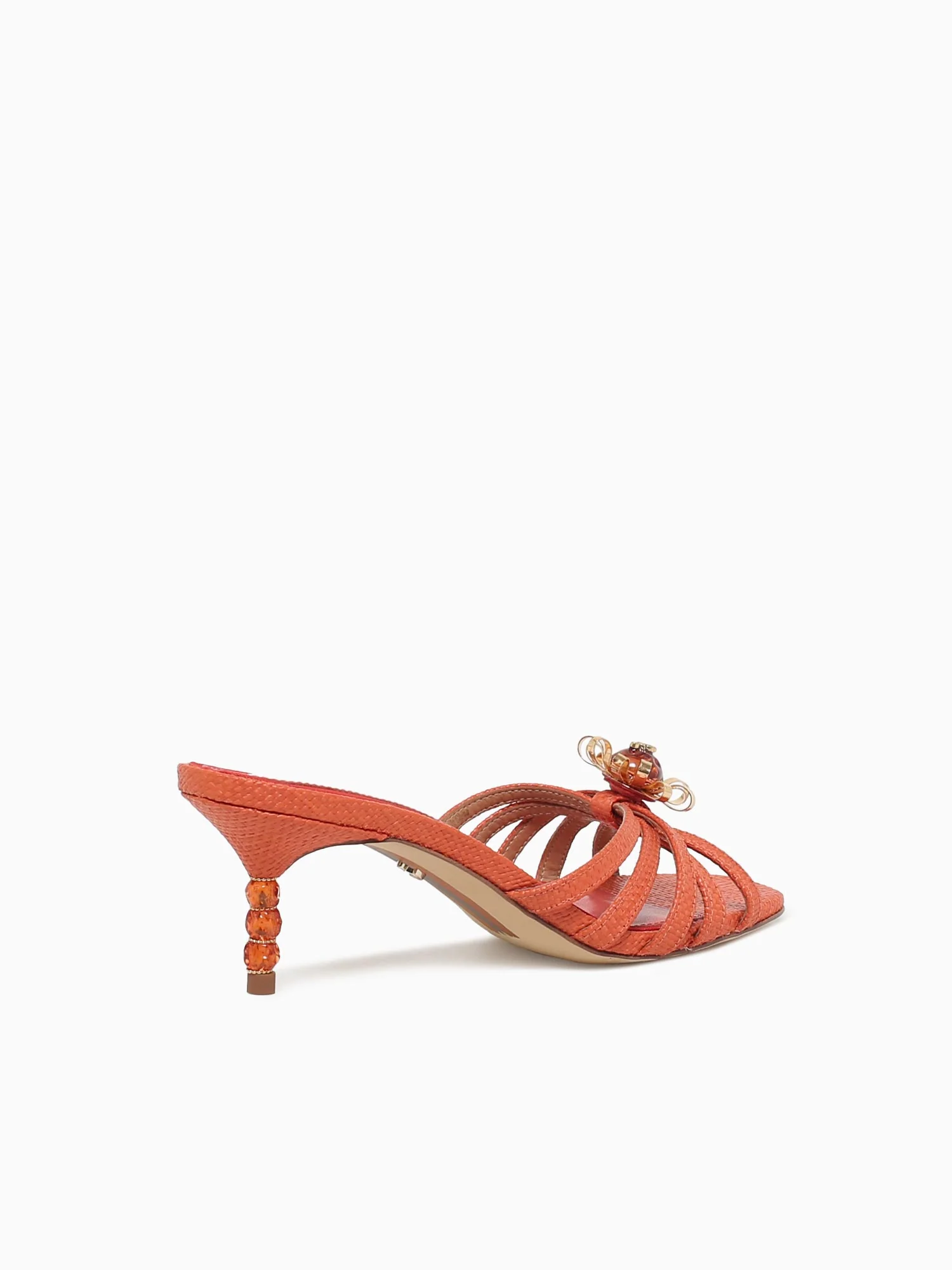 Posey Terra Orange Raffia - Image 5