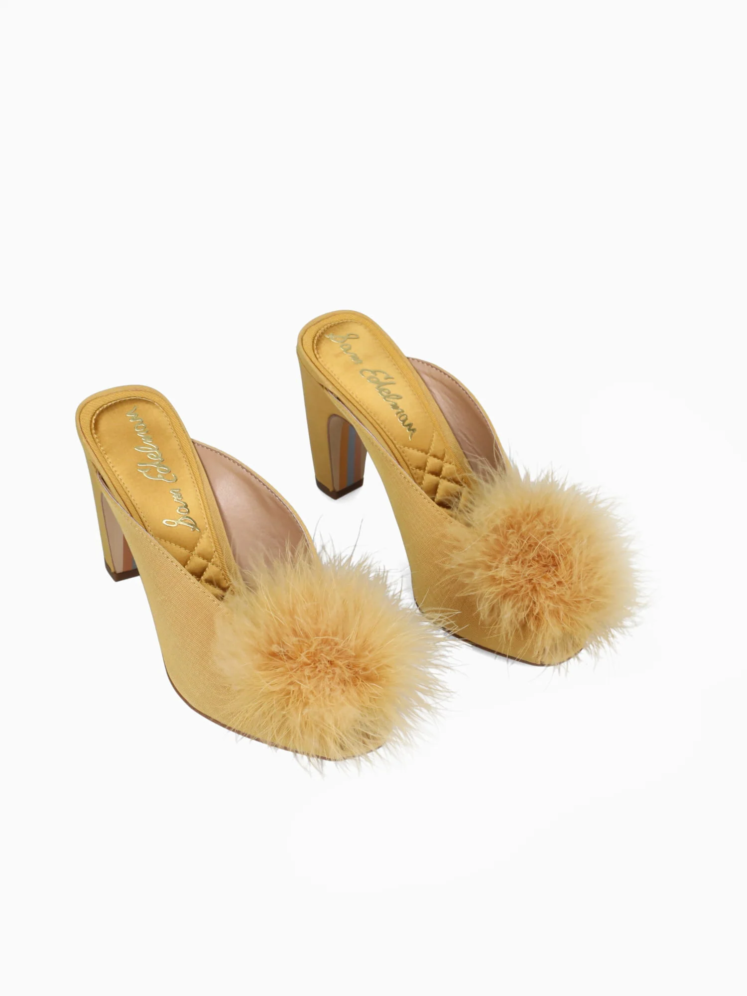 Witney Deep Mustard Moire Silk - Image 3