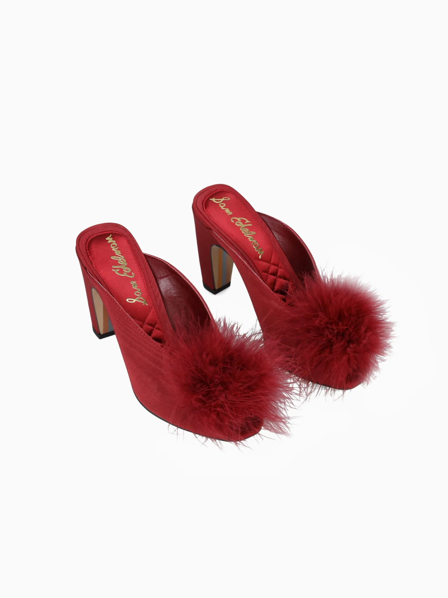 Witney Deep Scarlet Moire Silk - Image 4