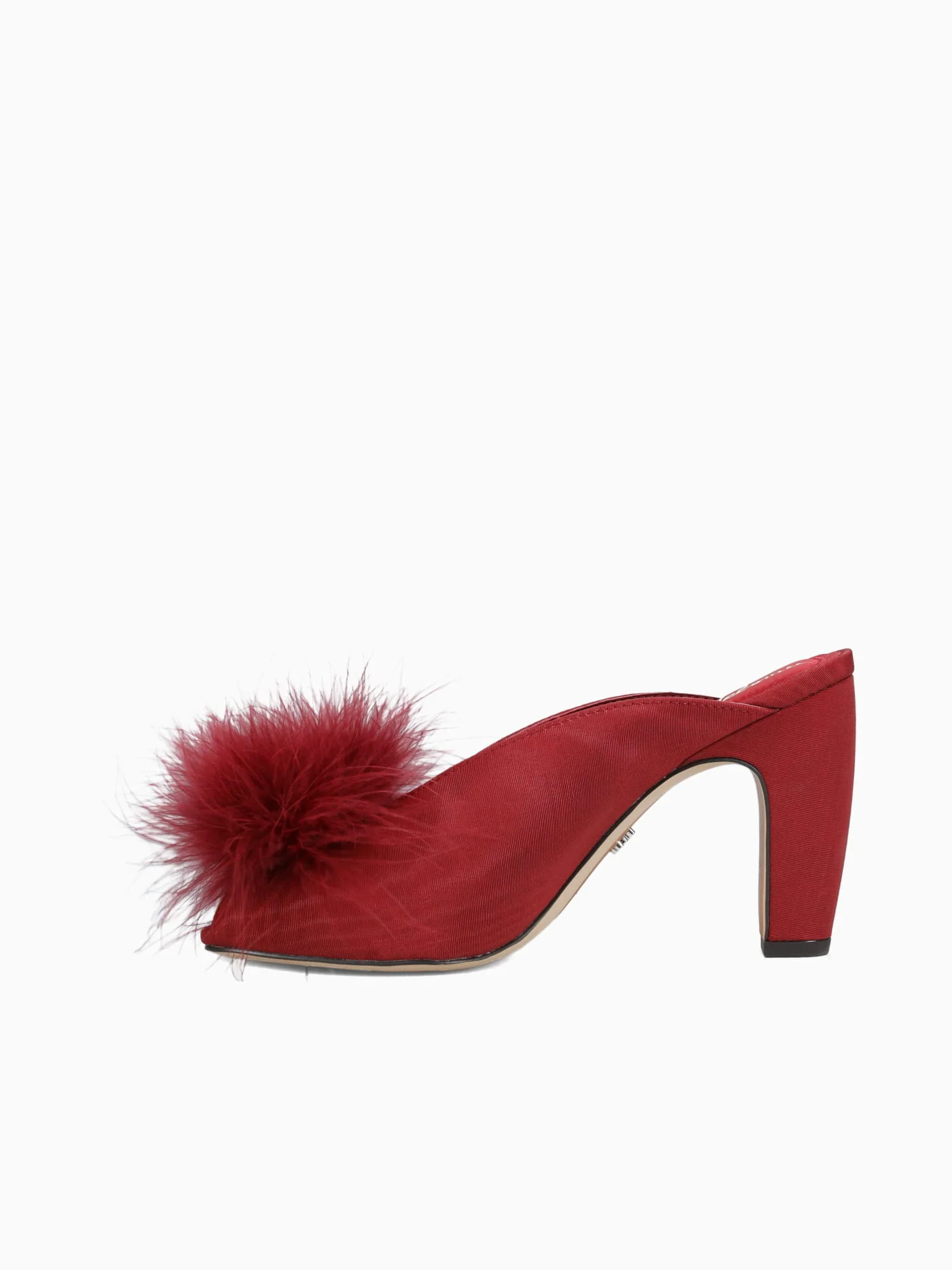 Witney Deep Scarlet Moire Silk - Image 5