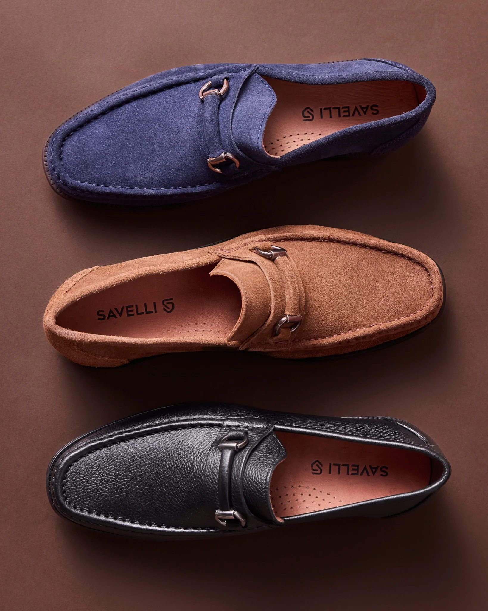 Salman Navy Blue Suede - Image 3