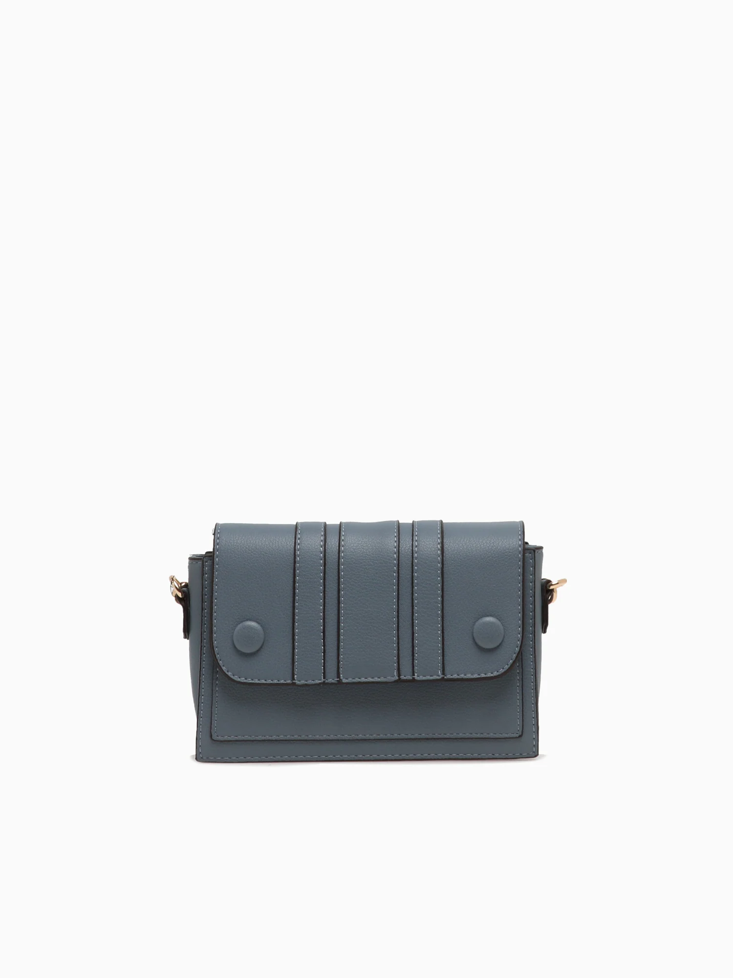 Srb26762 Button Detail Crossbag Blue