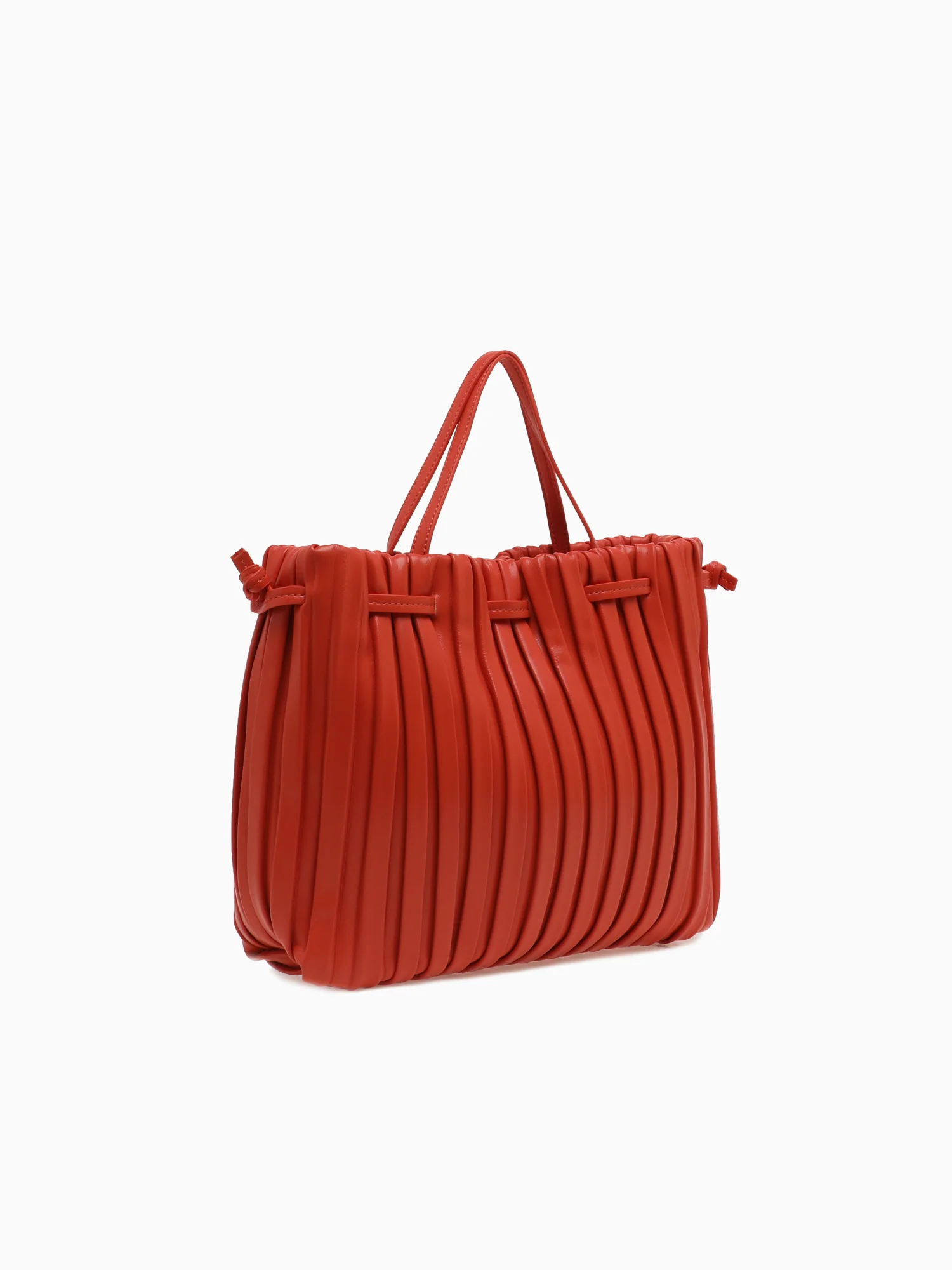 Srb26793 Pleated Shopper Orange - Image 2