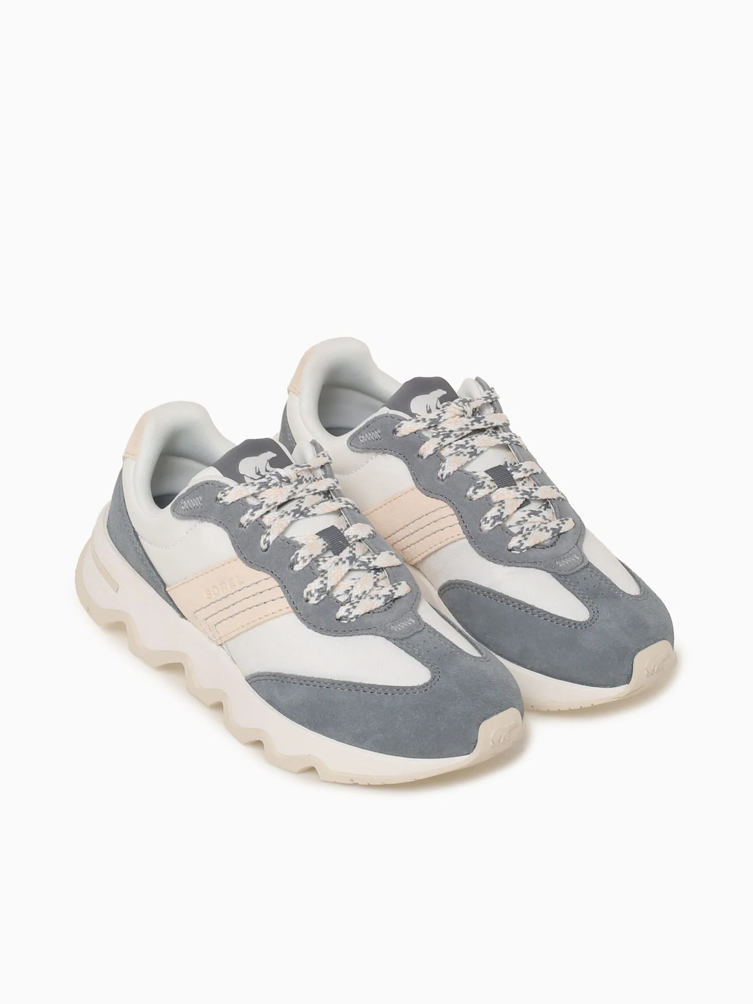 Kinetic Ember Sea Salt Grey leather Mes - Image 3