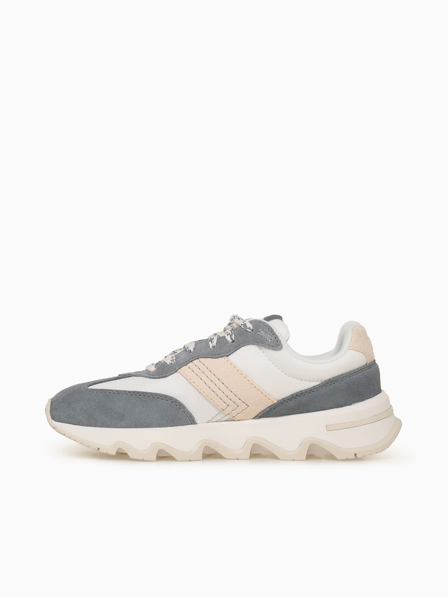Kinetic Ember Sea Salt Grey leather Mes - Image 4