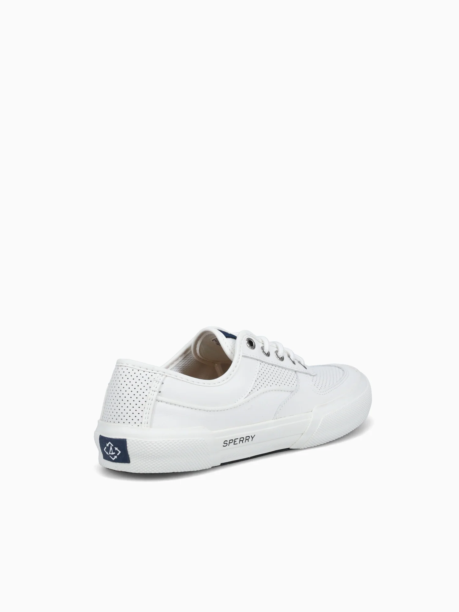 Soletide Seacycled White Recyc Leather - Image 4