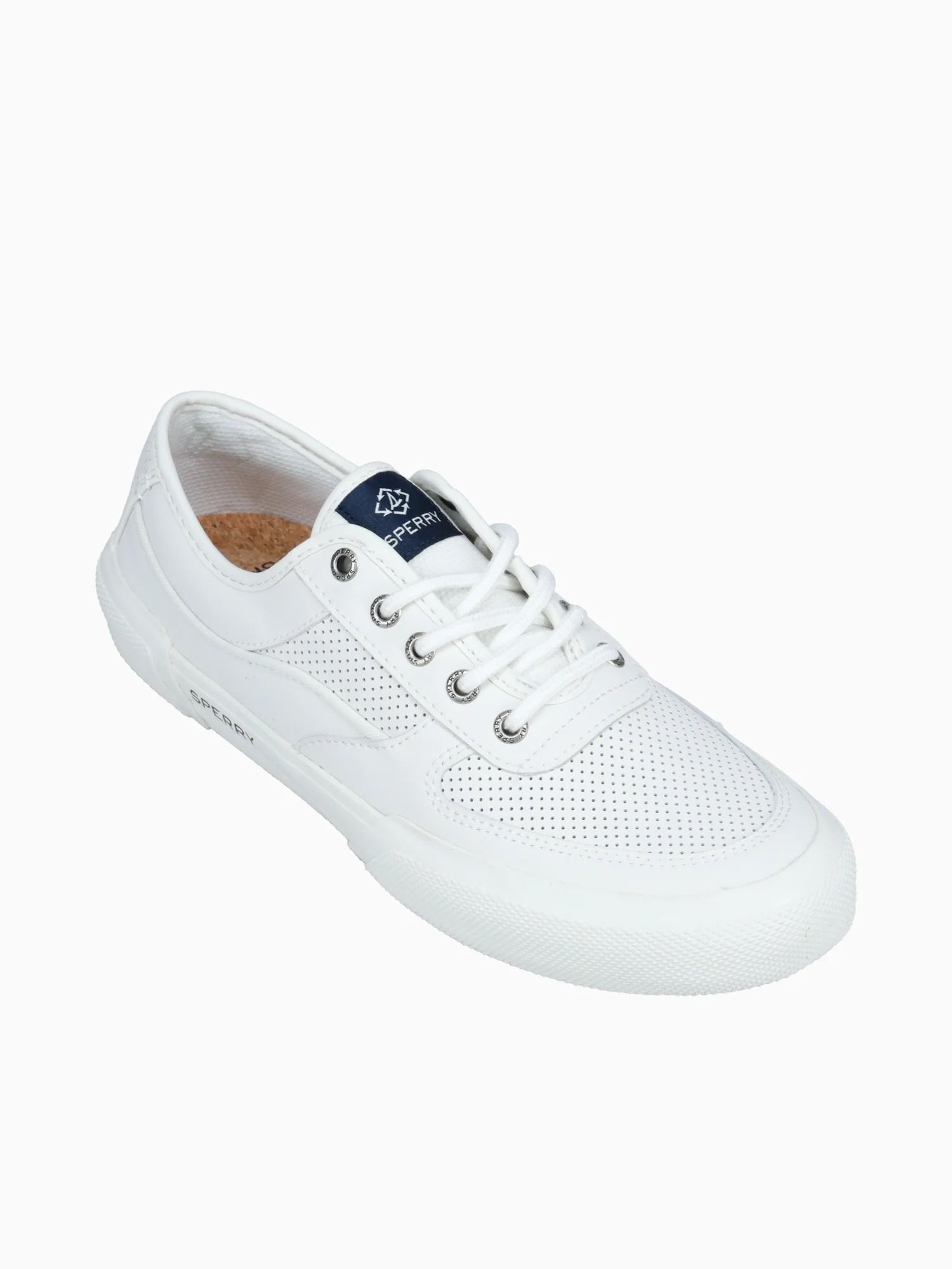 Soletide Seacycled White Recyc Leather - Image 6