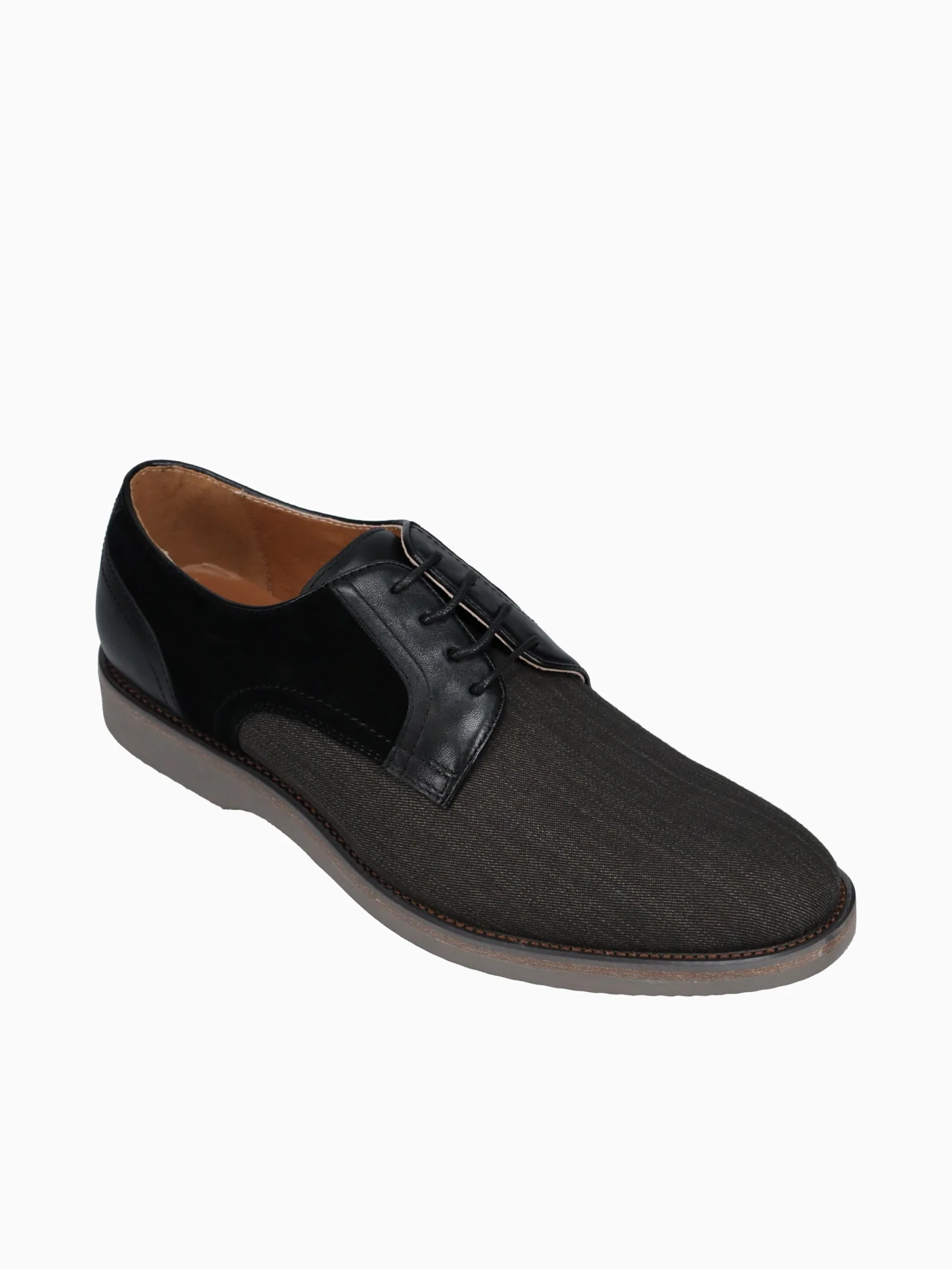 Javelin Black Black denim Oil calf - Image 6