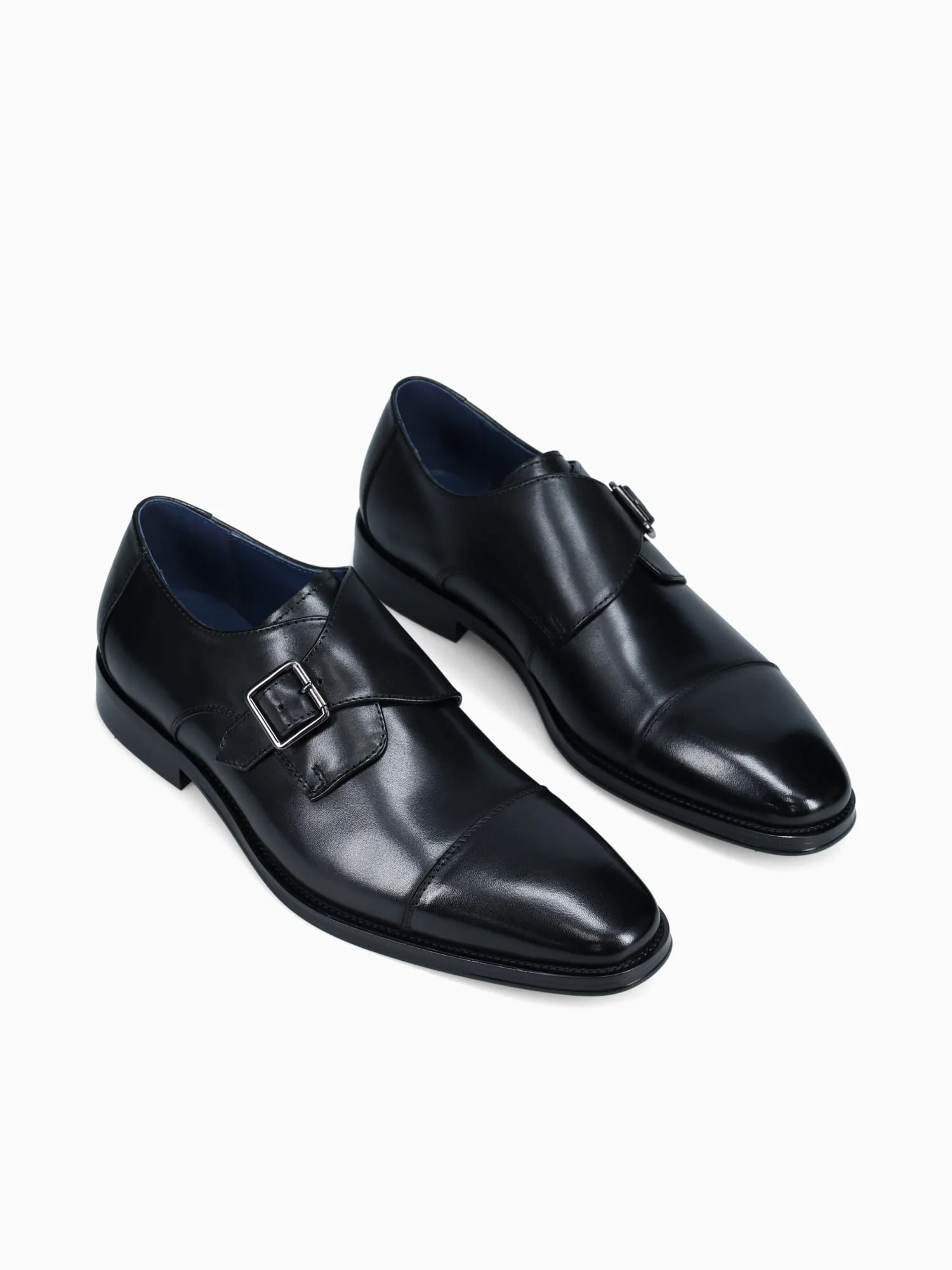 Justyn Black Brushed Calf - Image 3