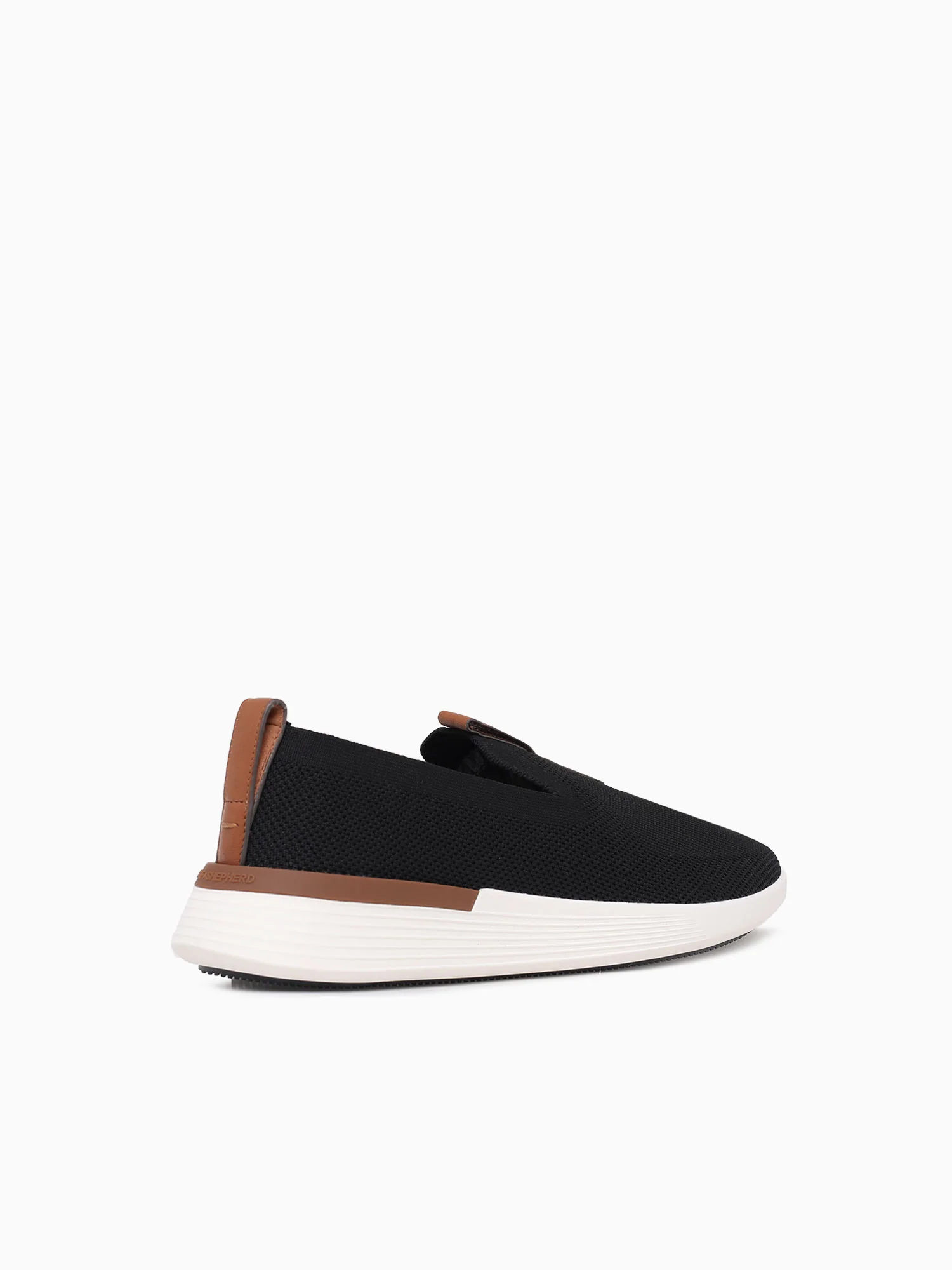 Swiftknit Loafer Black White spandex - Image 4