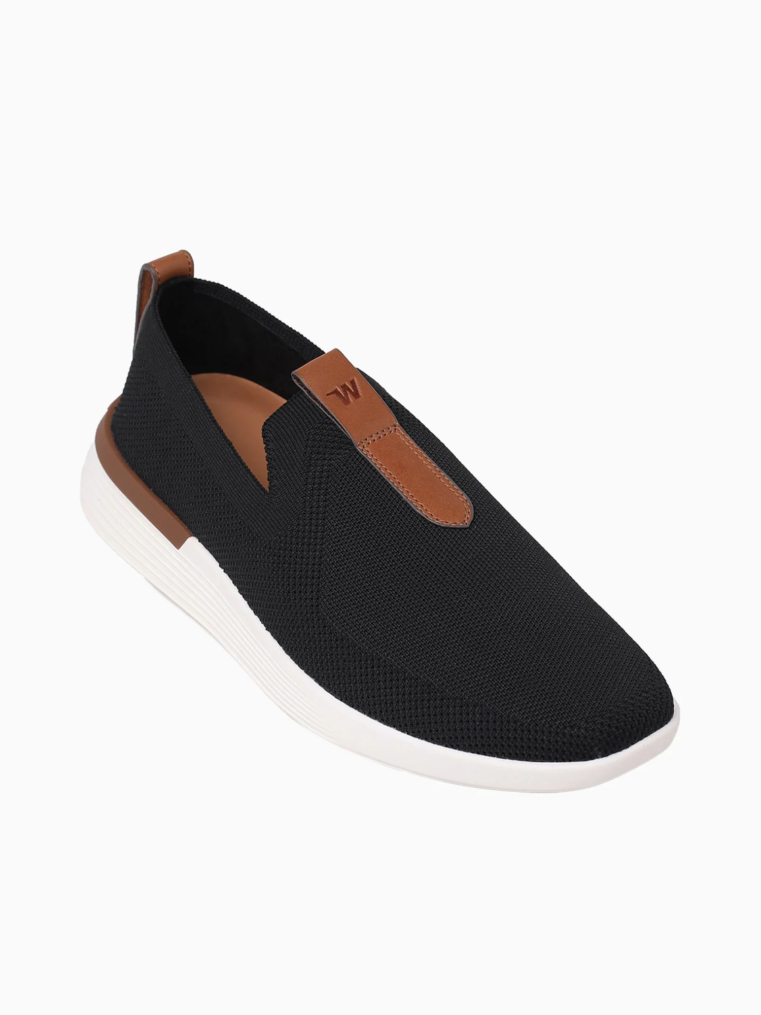 Swiftknit Loafer Black White spandex - Image 5